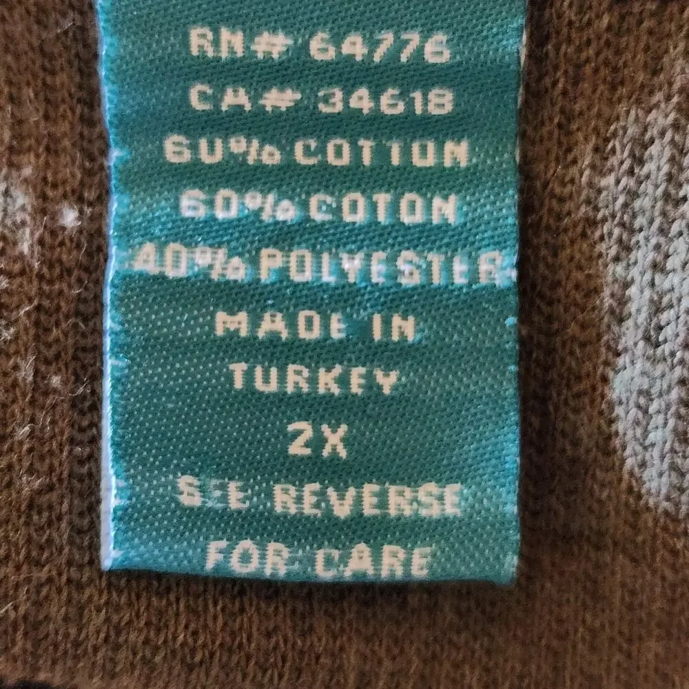 Big Dogs Sweater Mens 2XL Green Stripe V Neck Dog Logo Knit Pullover Casual